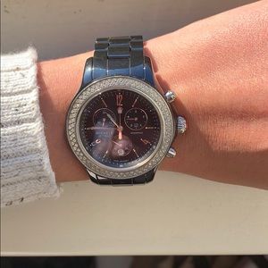 Michele Tahitian Black-Ceramic Diamond